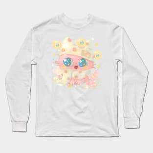 Strawberry Cat Long Sleeve T-Shirt